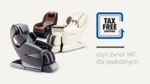 fotele masujące w systemie tax free