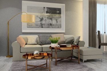 projekt wnętrza apartamentu na woli