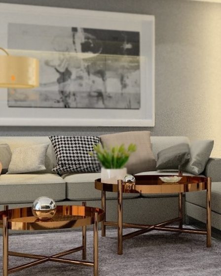 projekt wnętrza apartamentu na woli