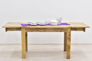 Stół rozkładany kolonialny drewniany mango - idealny do małej kuchni