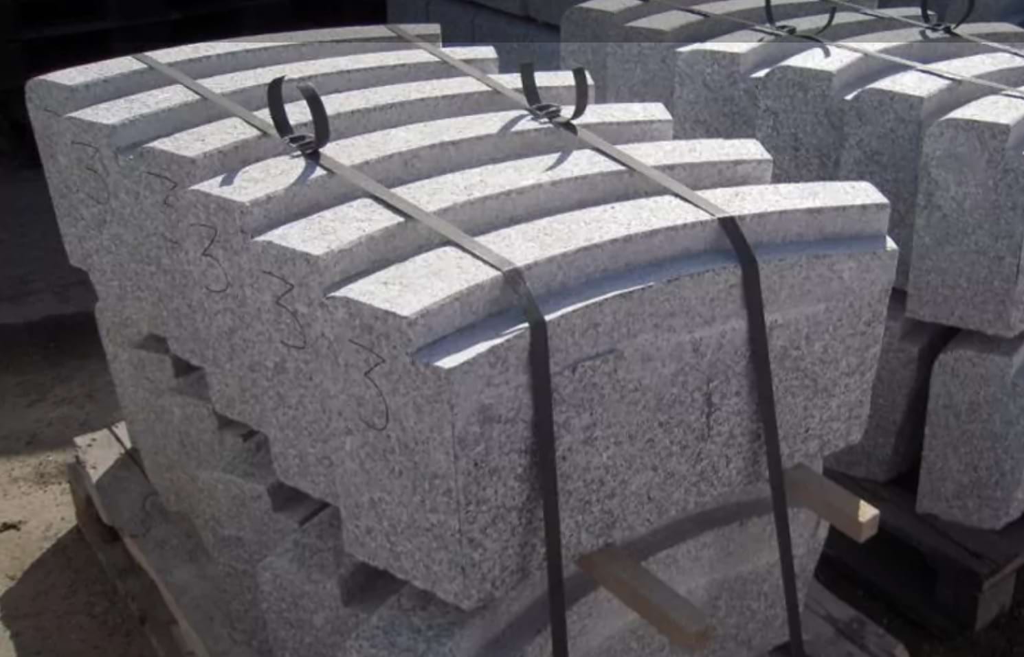 krawężniki granitowe