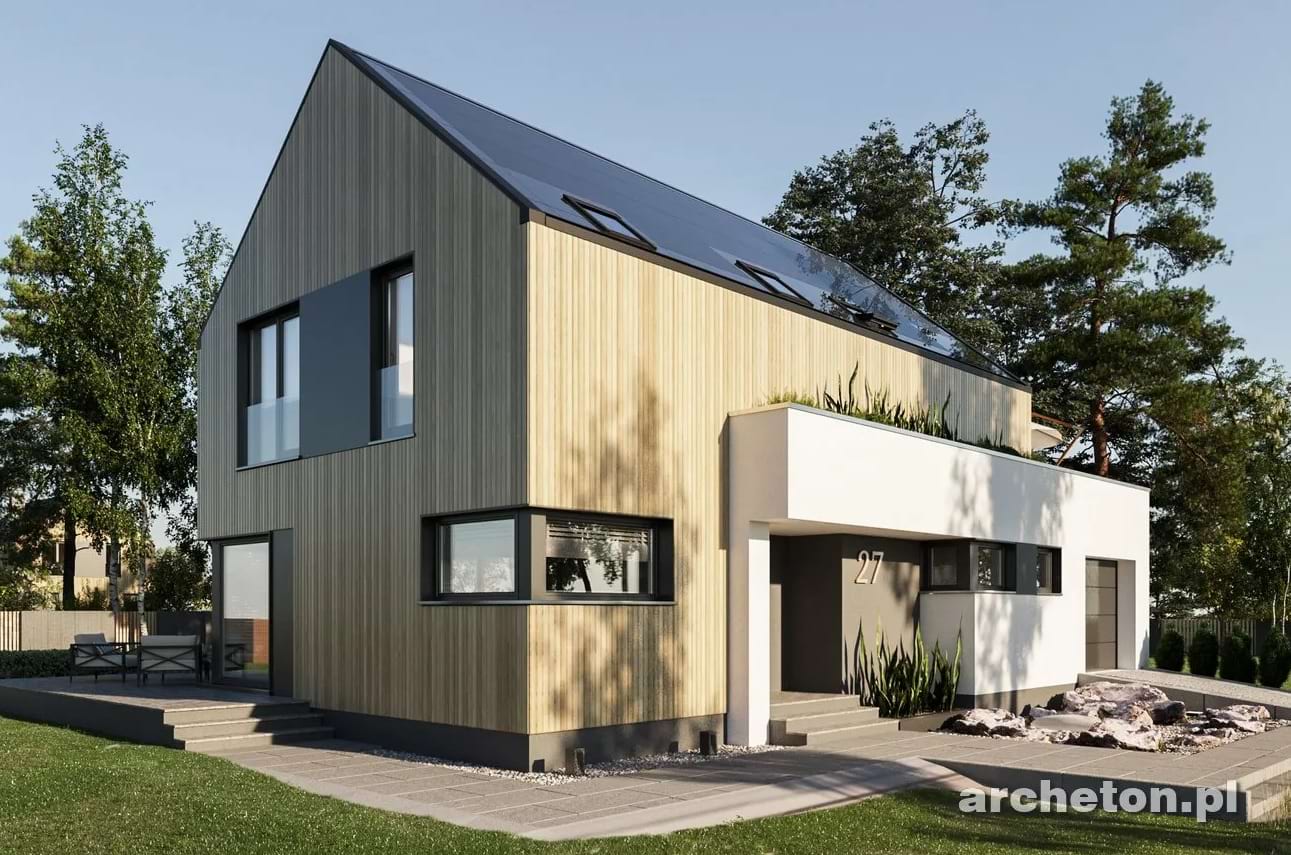 projekty w stylu nowoczesnej stodoły